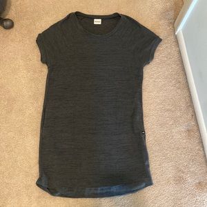 MeUndies TShirt Dress Medium Charcoal Grey